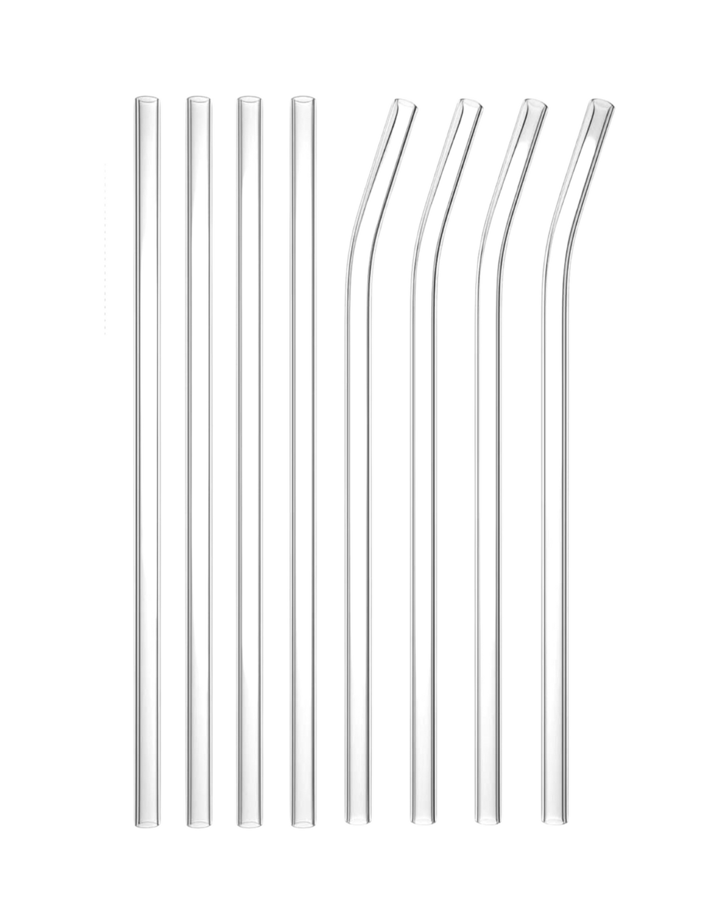 Clear Glass Straws